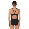 Speedo Black Endurance+ Women's Flyback Training Suit - Image 2