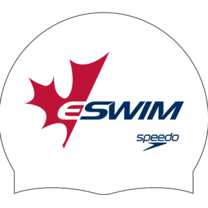 ESWIM Silicone Swim Cap White